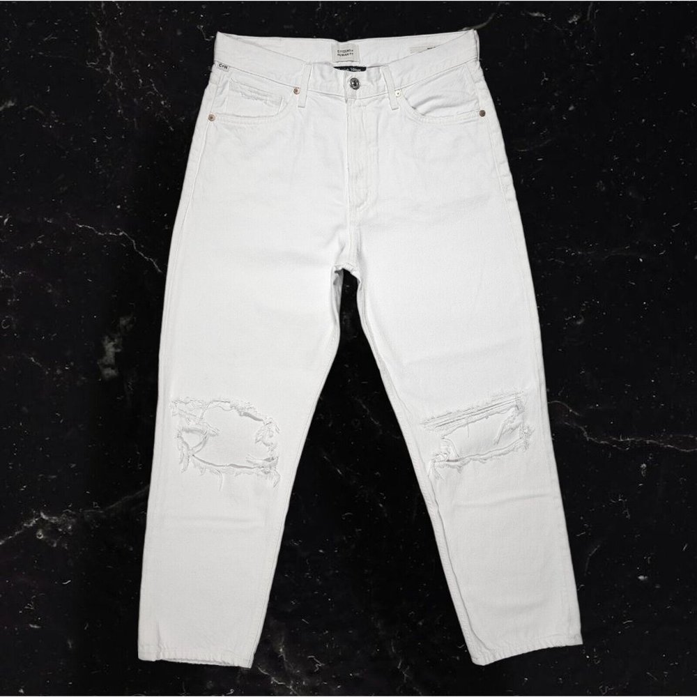 Citizens of Humanity Marlee Relaxed Tapered Breezeway Distressed Jeans sz 28